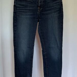 7 For All Mankind Josefina Skinny Boyfriend Blue Jeans Classic Style - size 27